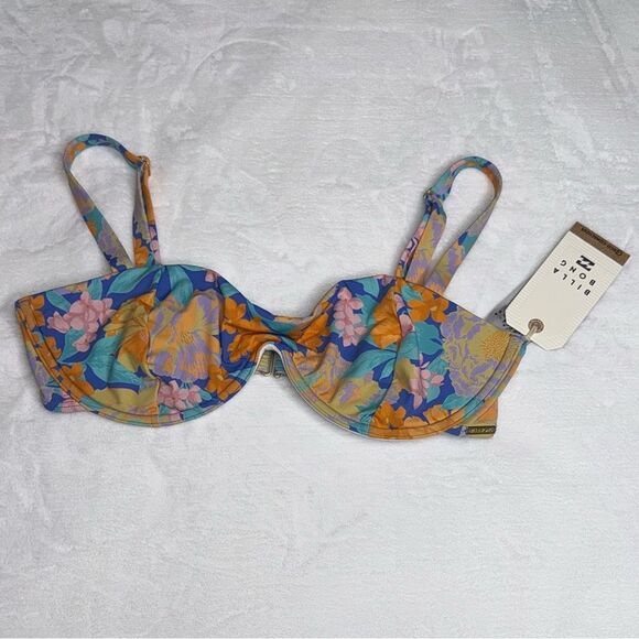 Billabong Last Summer Olivia Underwire Bikini Top Size Large - Picture 4 of 8